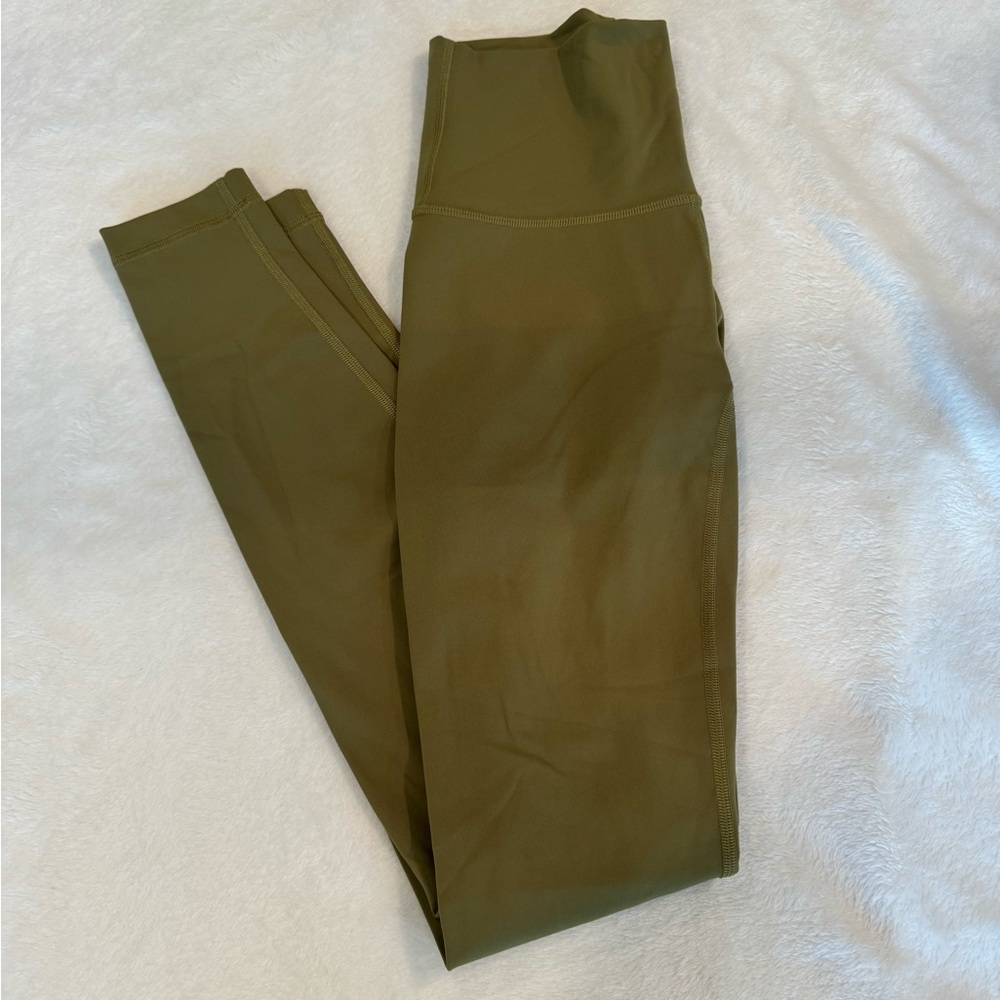 Olive green lululemon leggings